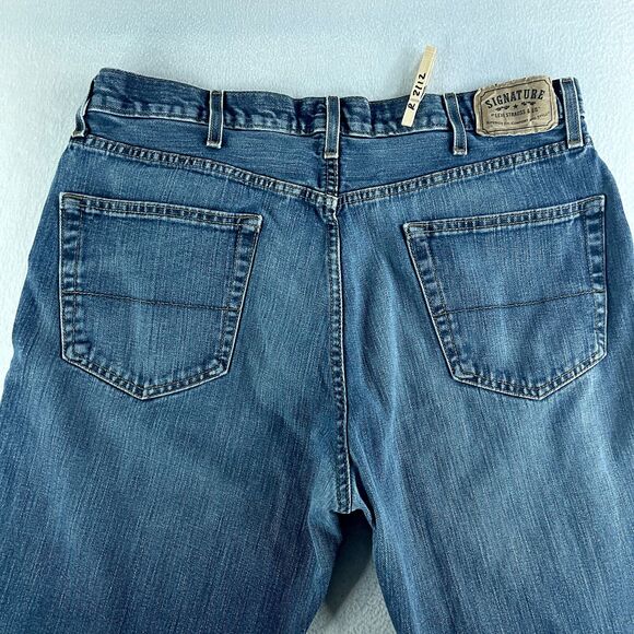 Signature Levi's Mens Jeans Blue Tag Size 40x30 (39x30) Relaxed Straight - Picture 11 of 11